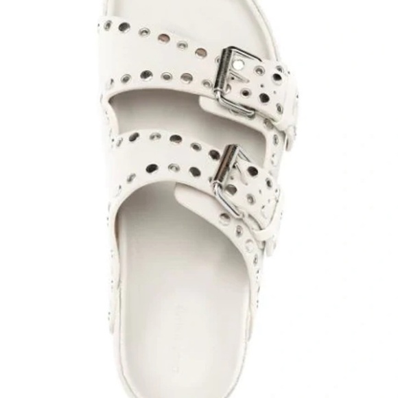 - - Isabel Marant Lenyo Studded Suede Sandals - Picture 9 of 12